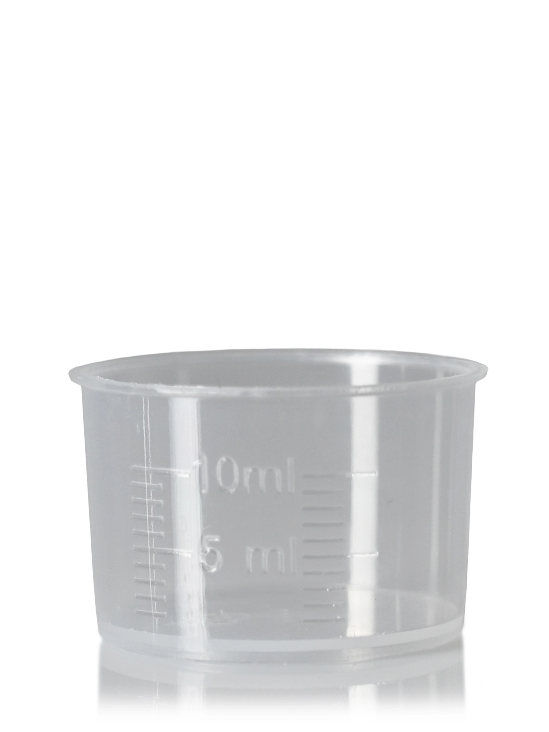 10 ml Natural-Colored PP Plastic Embossed Dosage Cup – M19390NT