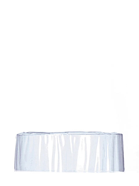 152 mm x 33 mm Clear PVC Plastic Non-Perforated Preformed Shrink Band – M194
