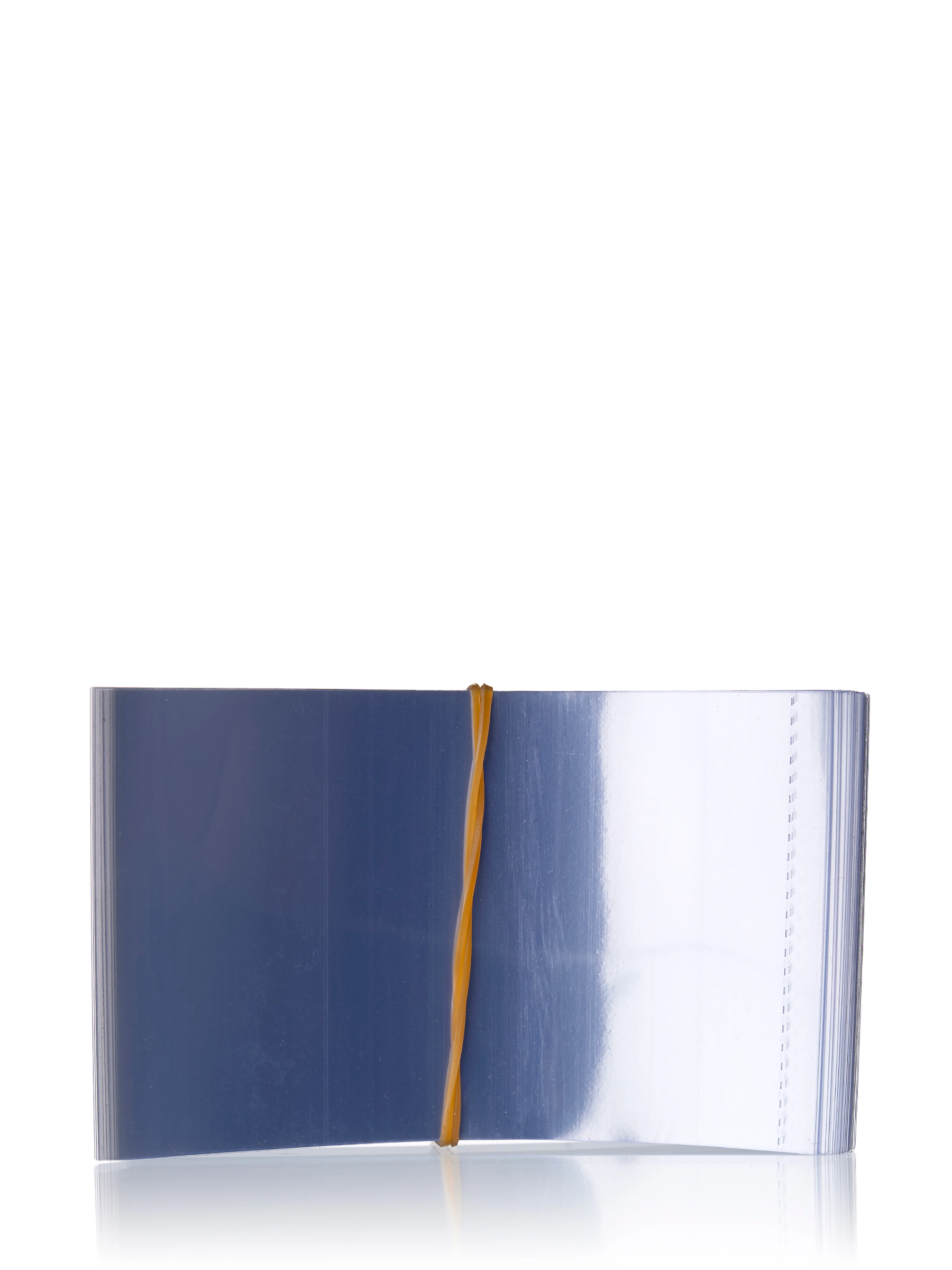 97 mm x 60 mm Clear PVC Plastic Perforated Shrink Band – M19409CL