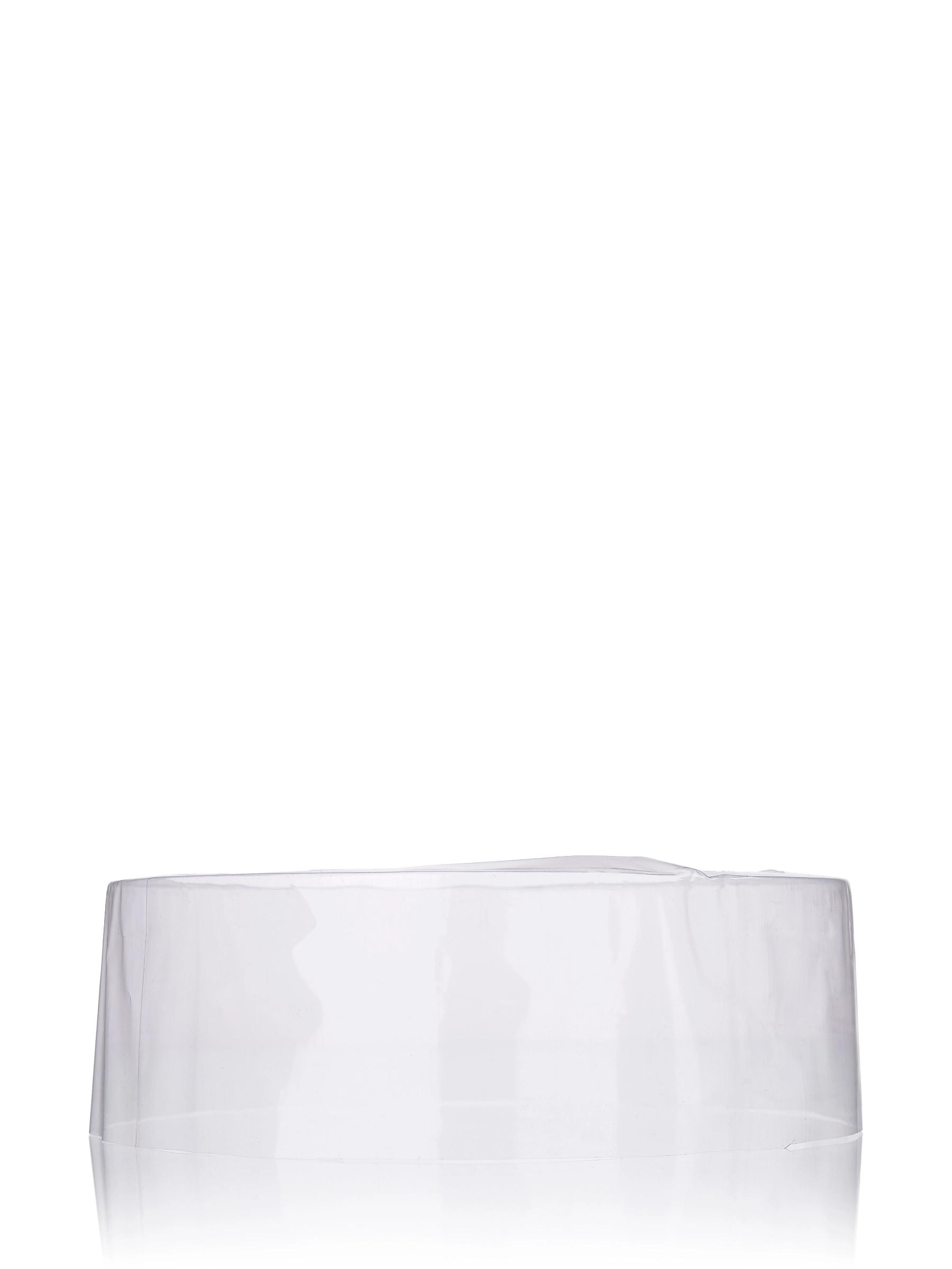 152 mm x 33 mm Clear PVC Plastic Non-Perforated Preformed Shrink Band – M19415CL
