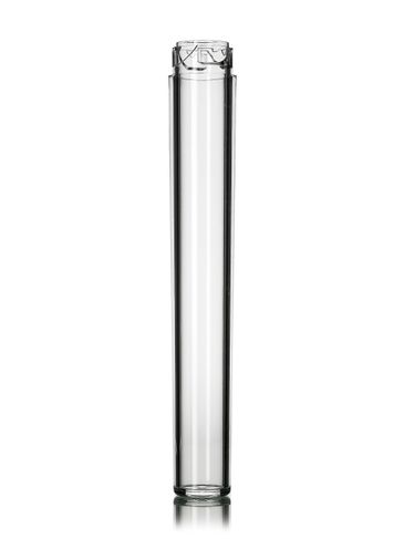 119 mm clear PS plastic round vial with 16 mm neck finish