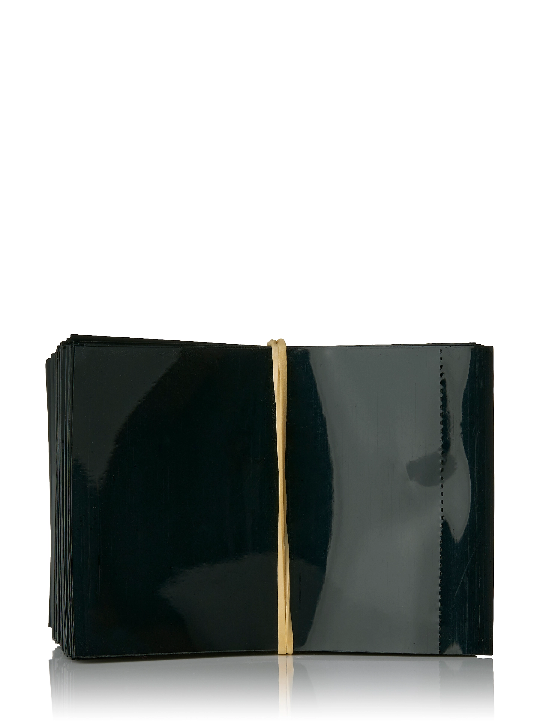 70 mm x 50 mm Black PVC Plastic Perforated Shrink Band – M196BK