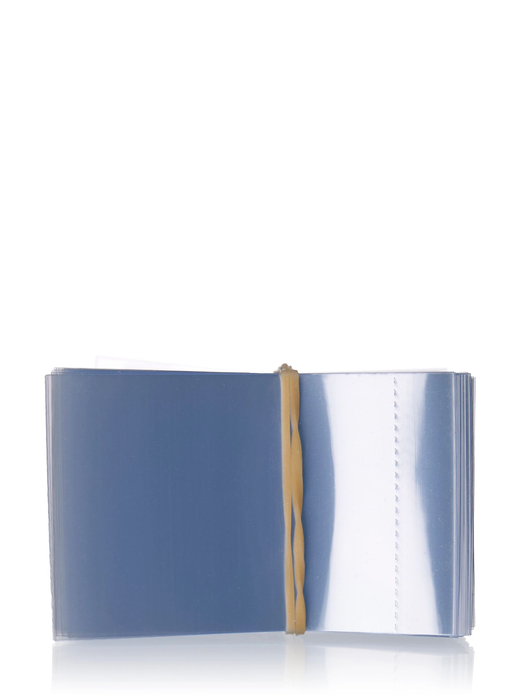 57 mm x 36 mm Clear PVC Plastic Perforated Shrink Band – M20053CL