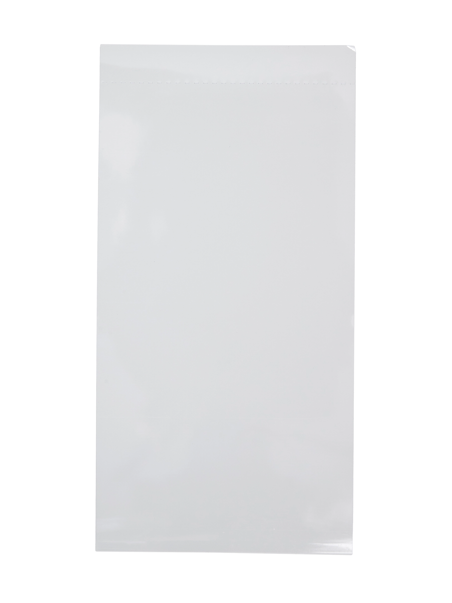 90 mm x 45 mm Clear PVC Plastic Perforated Shrink Band – M20070CL