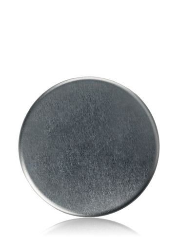 1.53 x 1.02 inch silver steel flat tin with clear window slip cover lid