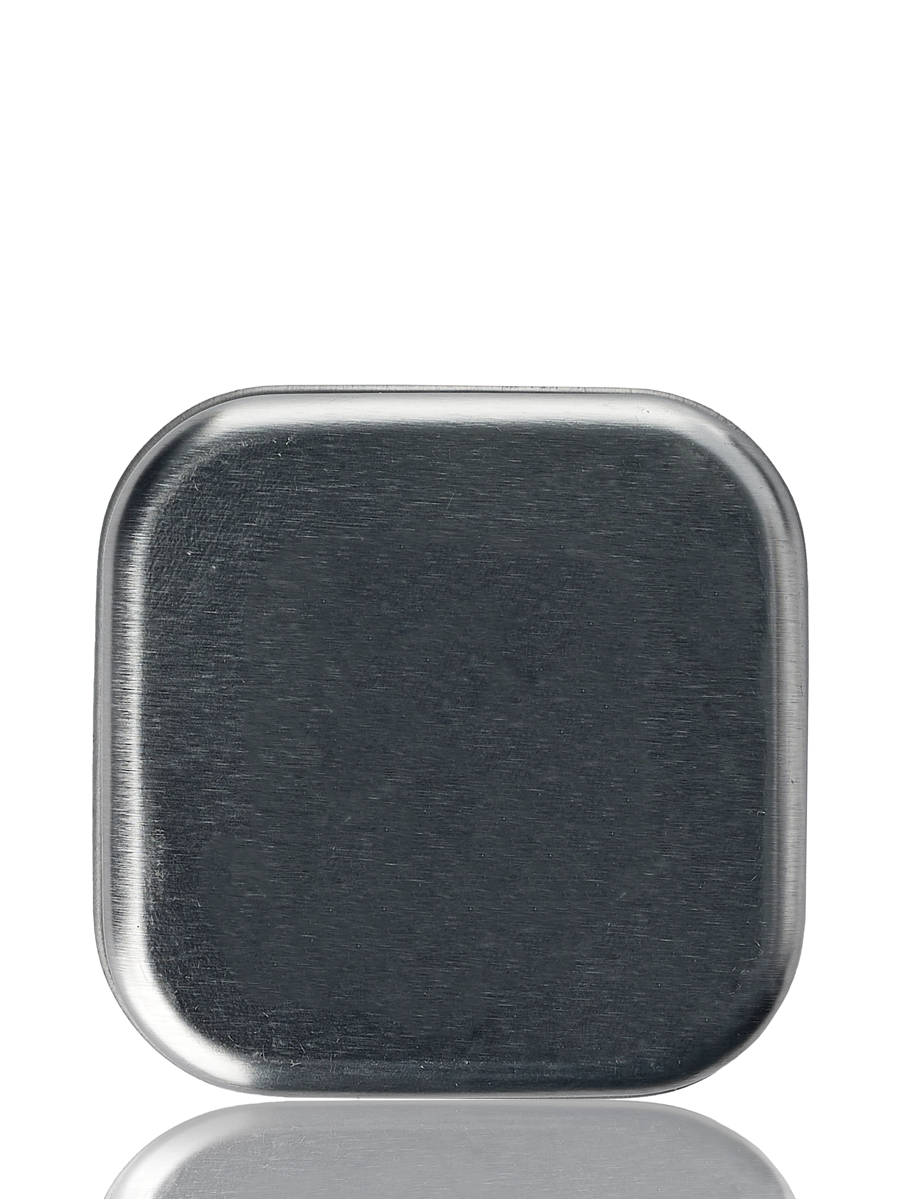 1.96 x 0.98 Inch Silver Steel Flat Tin – M2028SL