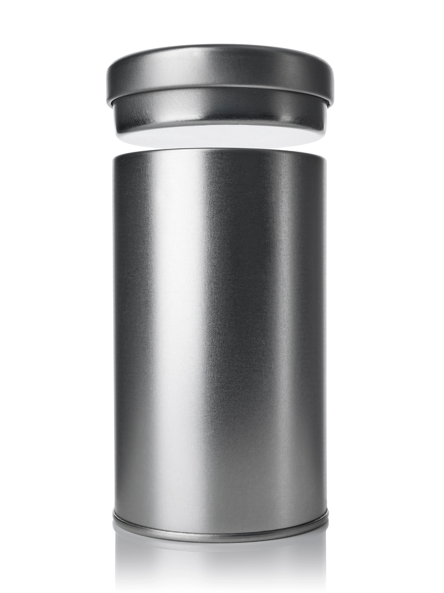 2.59 x 4.33 Inch Silver Steel Tea Tin – M2029SL