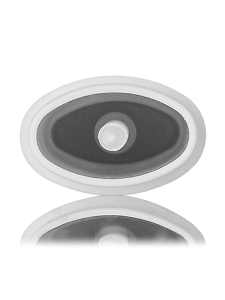 1/8 oz White PP Plastic Oval Lip Balm Tube – M211WH