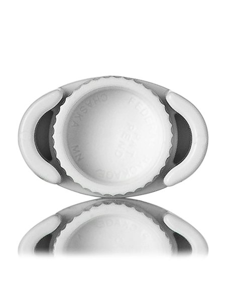 1/8 oz White PP Plastic Oval Lip Balm Tube – M211WH
