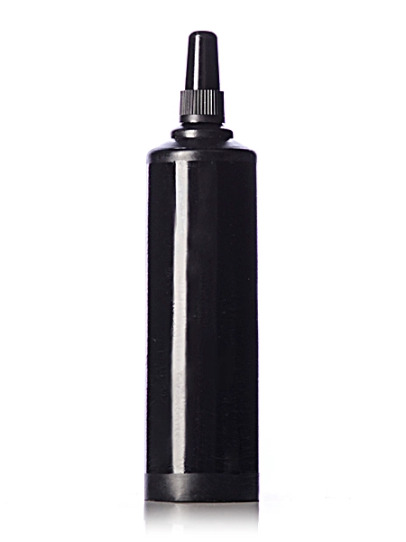0.875 x 2.625 Inch Black LDPE Plastic 1/2 oz Tube – M215