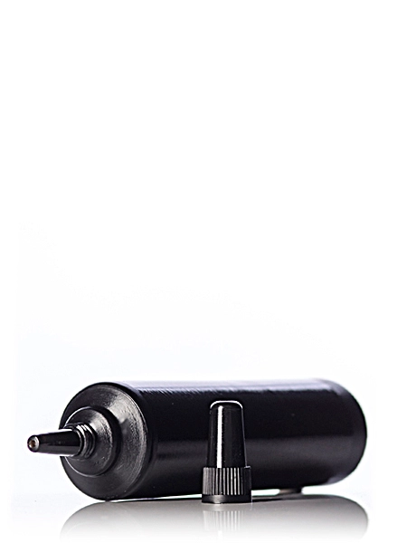 0.875 x 2.625 Inch Black LDPE Plastic 1/2 oz Tube – M215