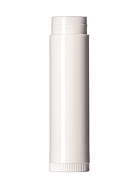 3/16 oz White PP Plastic Lip Balm Tube – M217