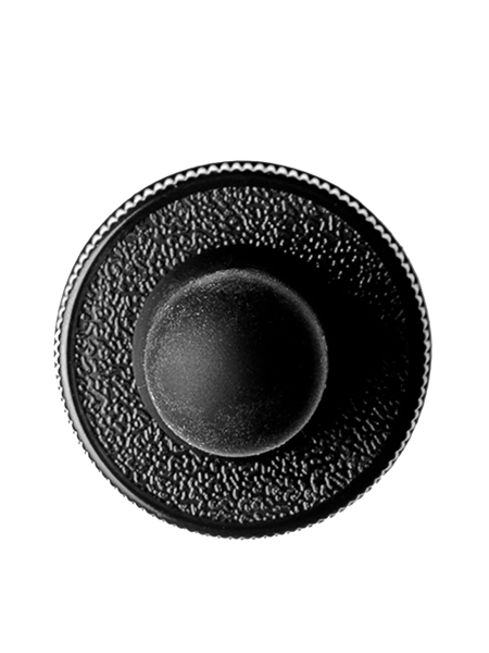 Black PP Plastic 22-400 Ribbed Skirt Dropper Assembly – M2180BK