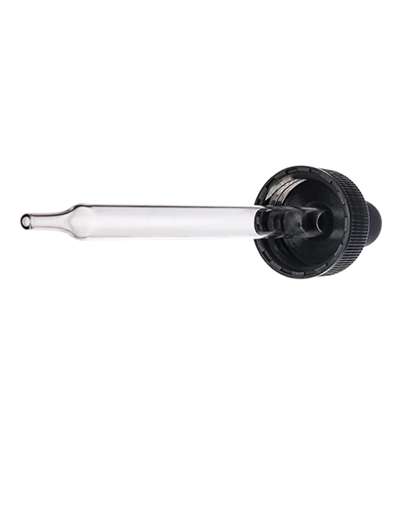 Black PP Plastic 22-400 Ribbed Skirt Dropper Assembly – M2180BK