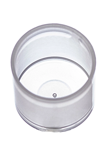 Natural-Colored PP Plastic Flat Lip Balm Lid – M218N