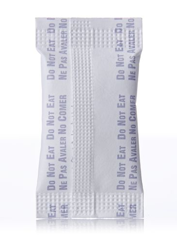 2 gram desiccant with Silica Gel in printed Tyvek packet