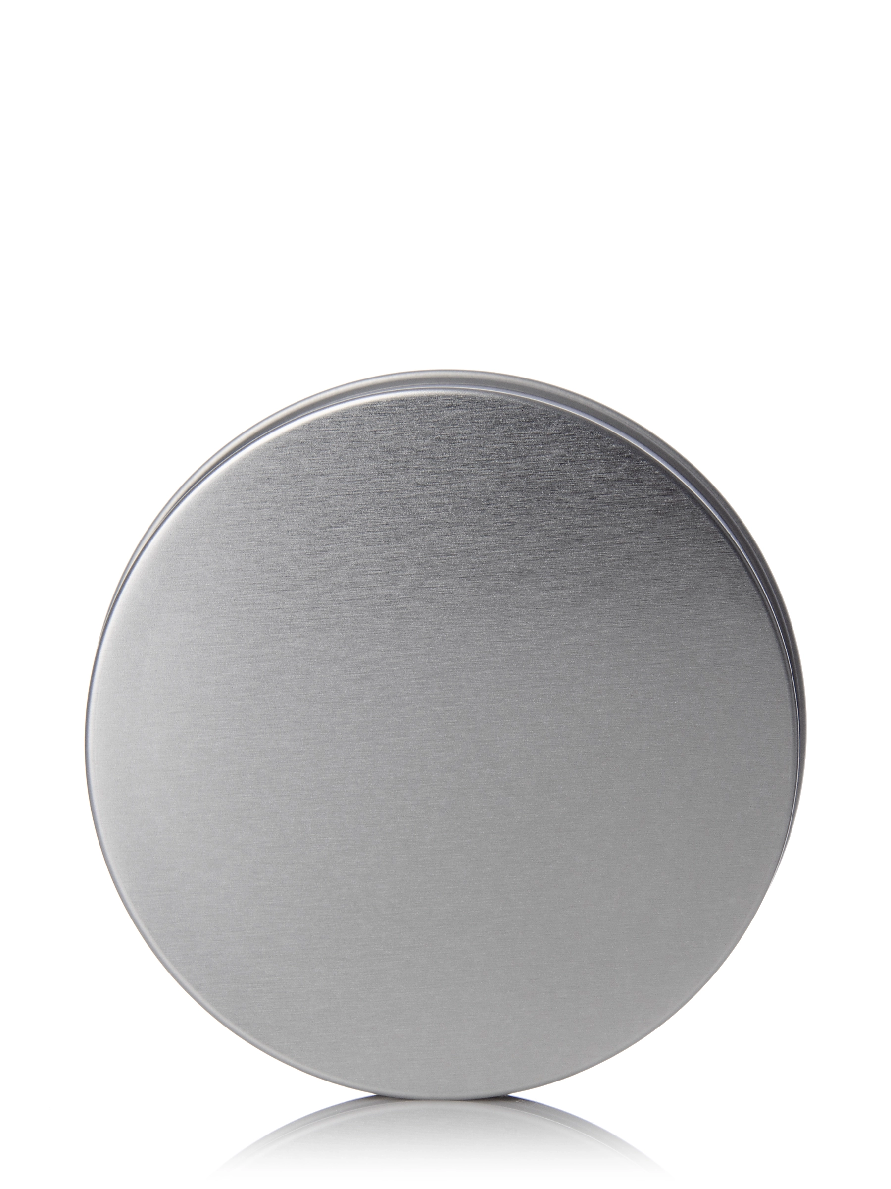 4 oz Silver Steel Flat Tin – M2210