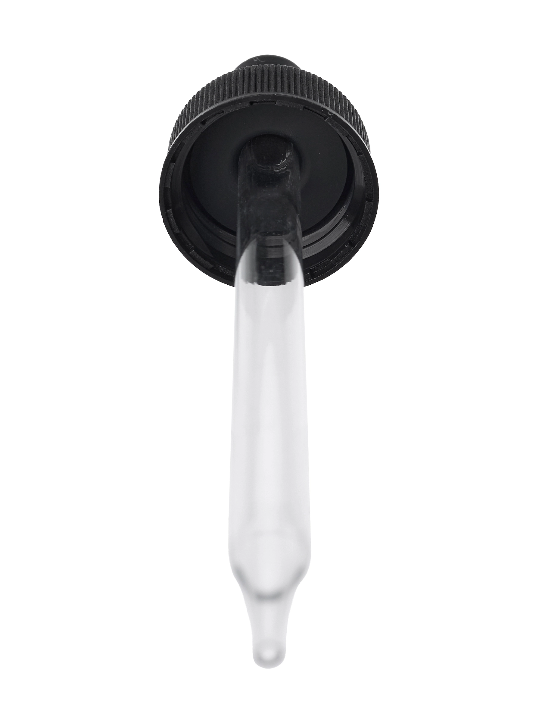 Black PP Plastic 22-400 Ribbed Skirt Dropper Assembly – M2472BK