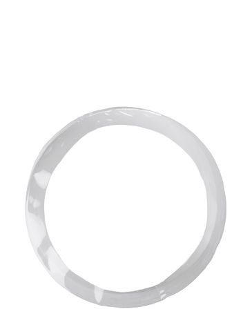 152 mm x 33 mm clear PVC plastic preformed perforated shrink band for tubs and 89-400 neck finish