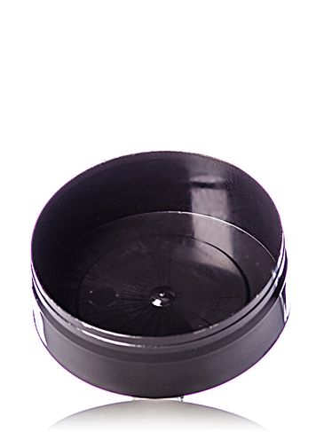 1.5 oz black PP (plastic) snap jar