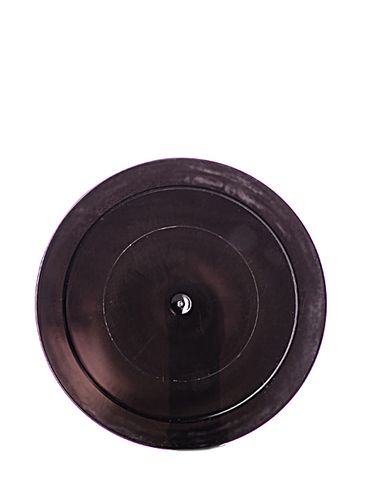 Black plastic lid for 1.5 oz snap jars