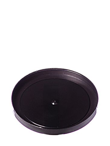 Black plastic lid for 1.5 oz snap jars