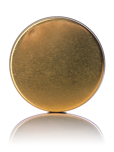 2 oz Gold-Colored Metal Tin – M535