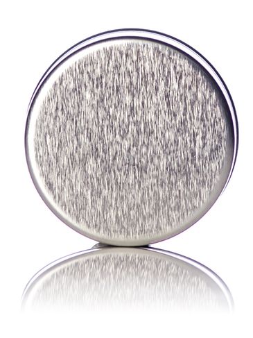 1 oz silver steel deep tin with slip cover lid