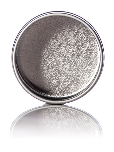 1 oz silver steel deep tin with slip cover lid