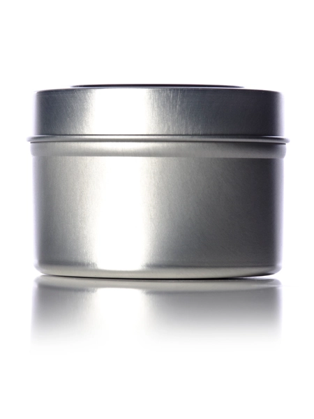 4 oz Silver Steel Deep Tin – M542