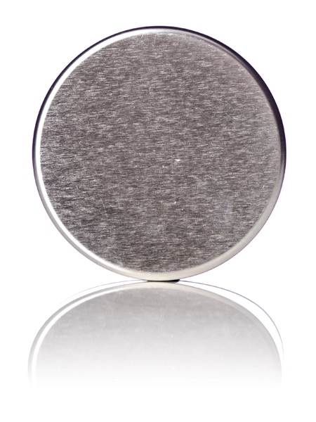 8 oz Silver Steel Deep Tin – M543