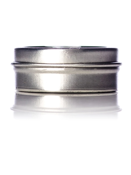 1/4 oz Silver Steel Flat Tin – M545