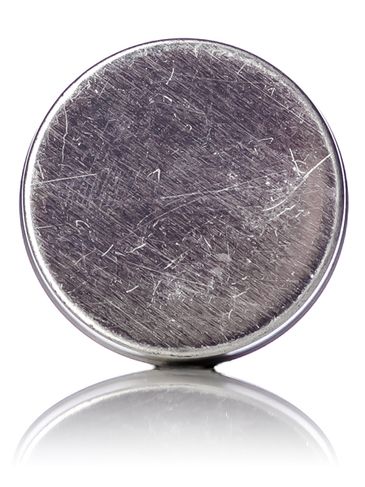 1/4 oz silver steel flat tin with slip cover lid