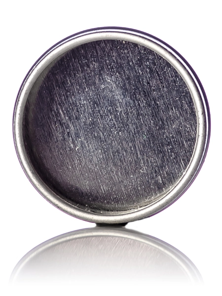 1/4 oz Silver Steel Flat Tin – M545