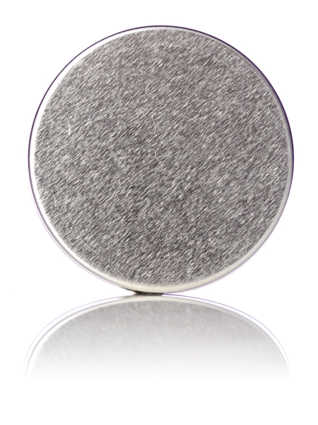 2 oz Silver Steel Flat Tin – M547