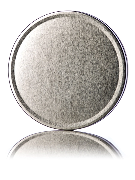 10 oz Silver Steel Flat Tin – M553