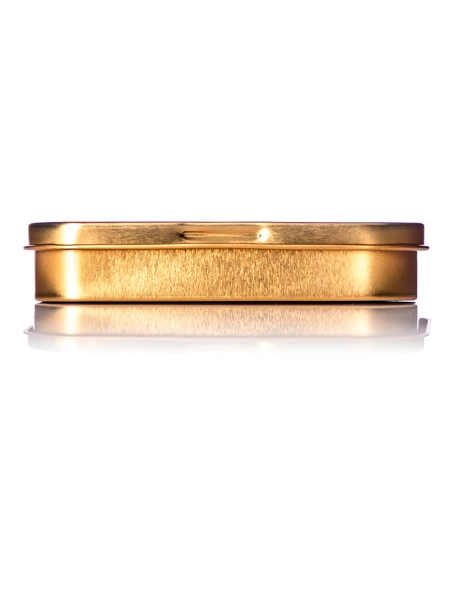 3.75 x 2.75 x 0.75 Inch Copper-Colored Steel Rectangular Tin – M556C