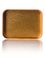 3.75 x 2.75 x 0.75 inch copper-colored steel rectangular tin with slip on cover lid