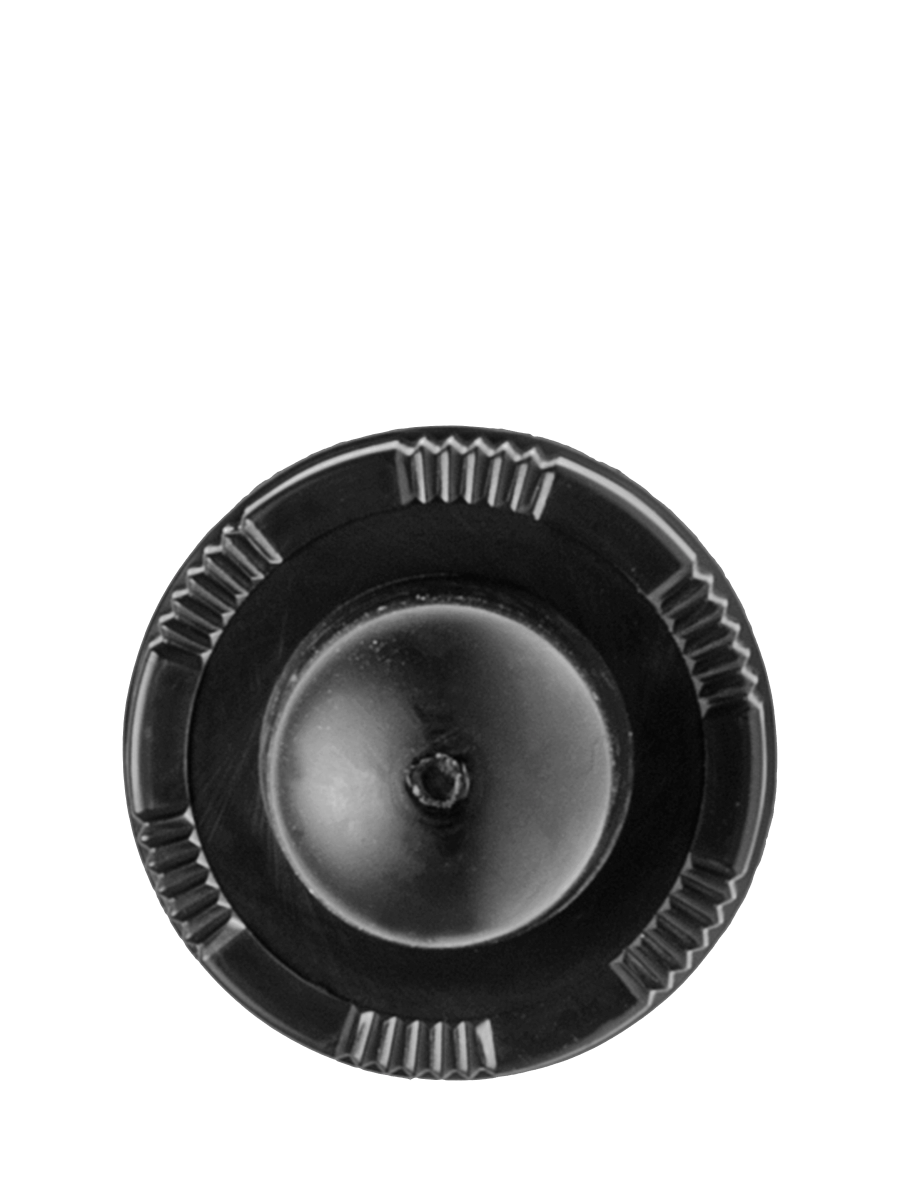 Black PP Plastic 20-400 Semi-Ribbed Skirt Dropper Assembly – M567BK