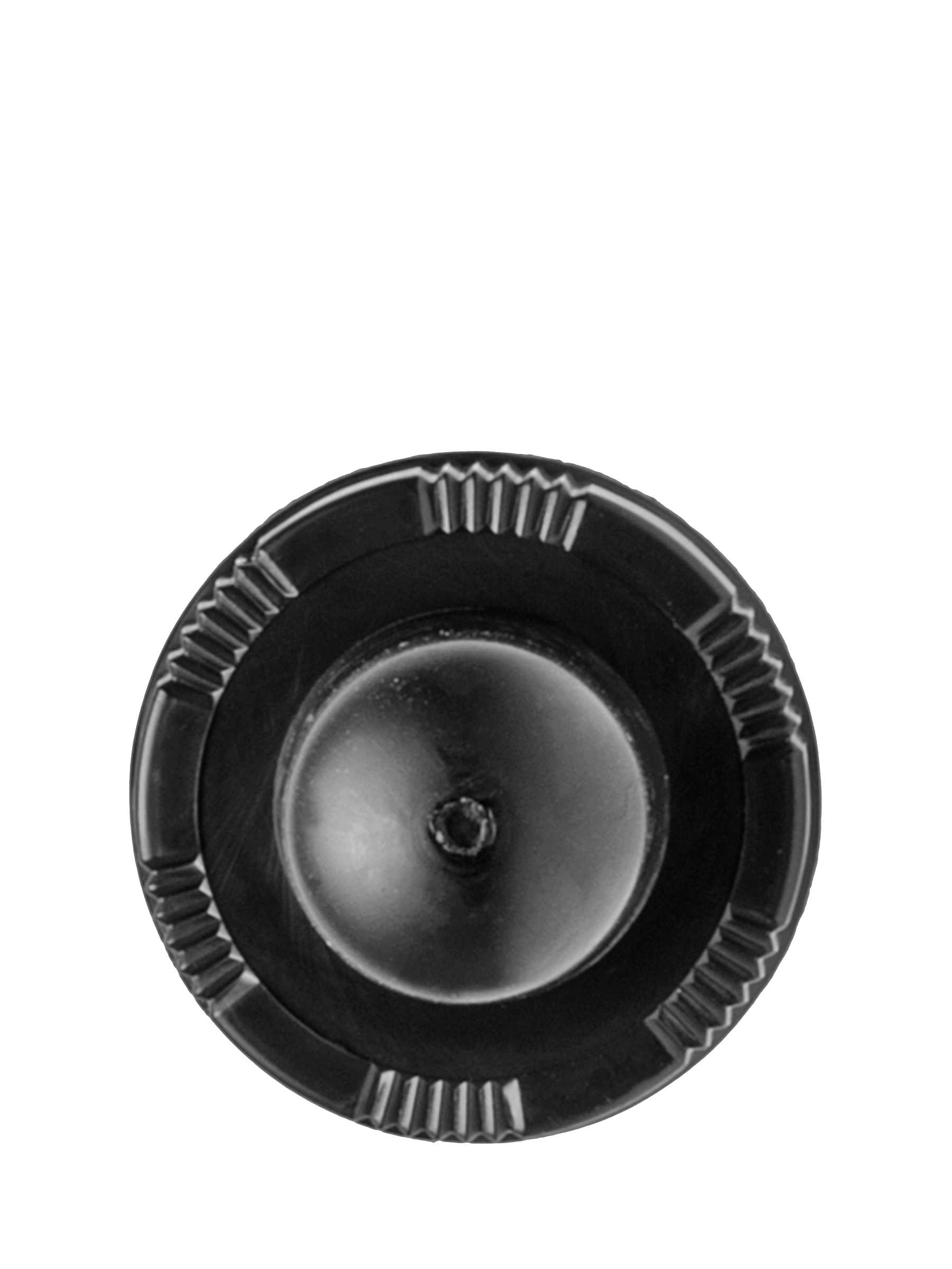 Black PP Plastic 20-400 Semi-Ribbed Skirt Dropper Assembly – M568BK