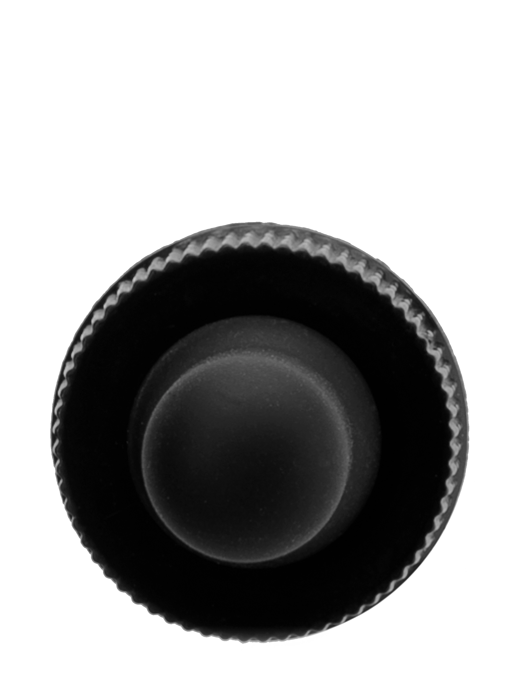 Black PP Plastic 20-400 Ribbed Skirt Dropper Assembly – M652BK