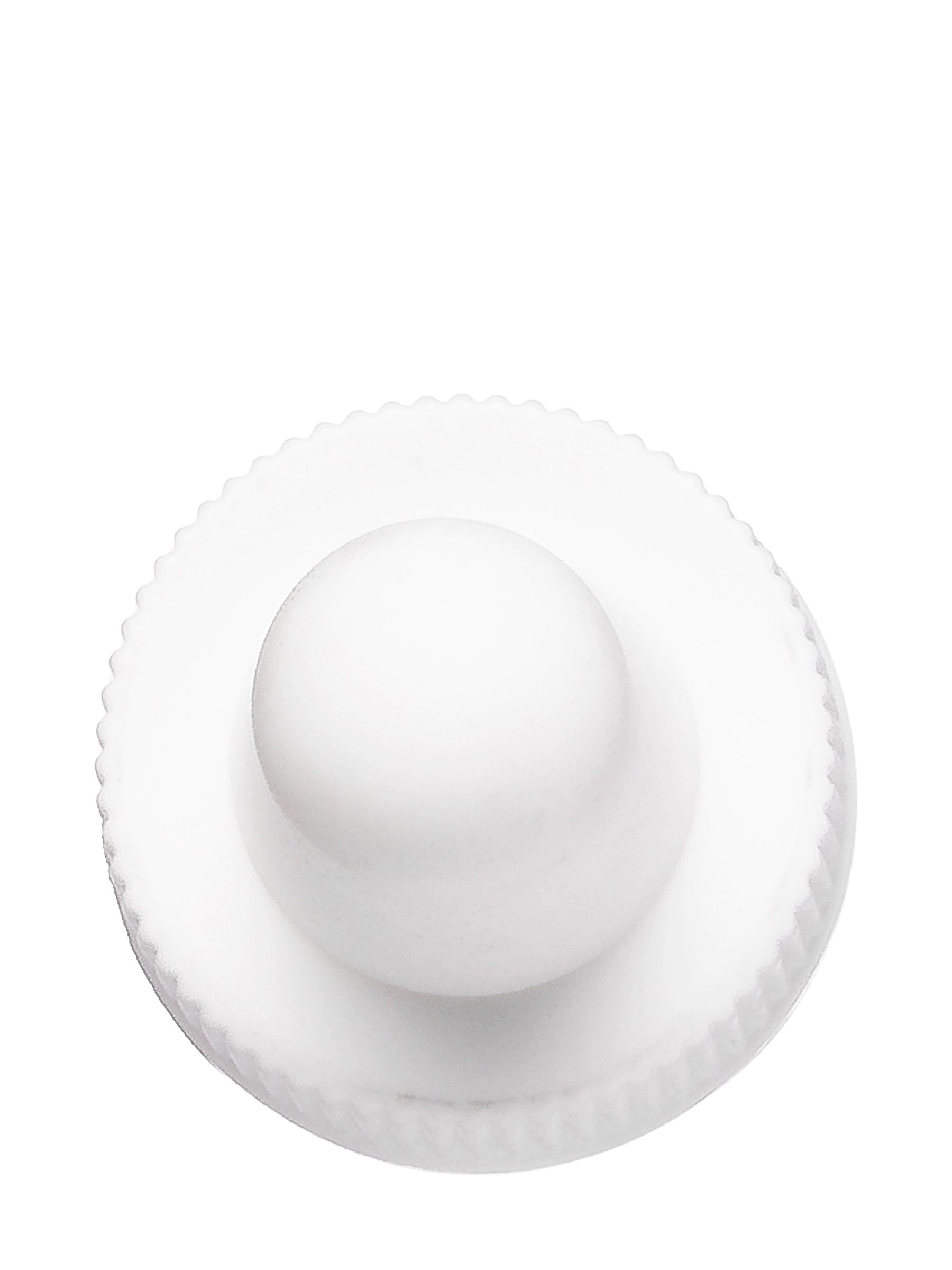 White PP Plastic 20-400 Ribbed Skirt Dropper Assembly – M652WH-L25