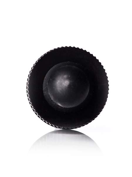 Black PP Plastic 20-400 Ribbed Skirt Dropper Assembly – M653BK