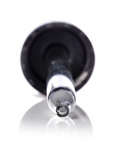 Black PP Plastic 20-400 Ribbed Skirt Dropper Assembly – M653BK