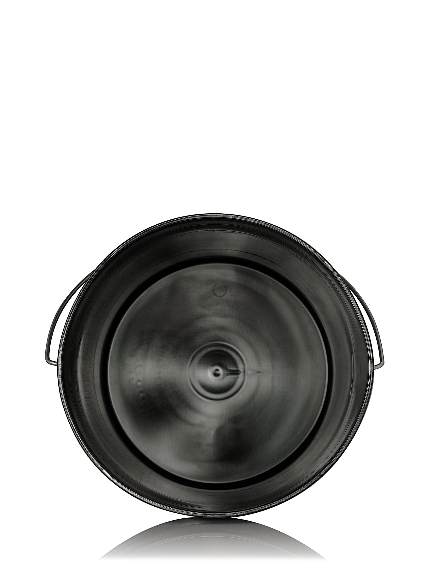 2 Gallon Black HDPE Plastic Pail of 70 Mil Thickness – P019B
