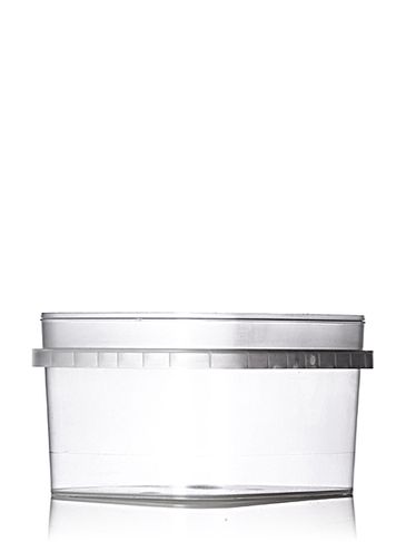 1.5 liter clear PP plastic rectangular EZ Stor pail