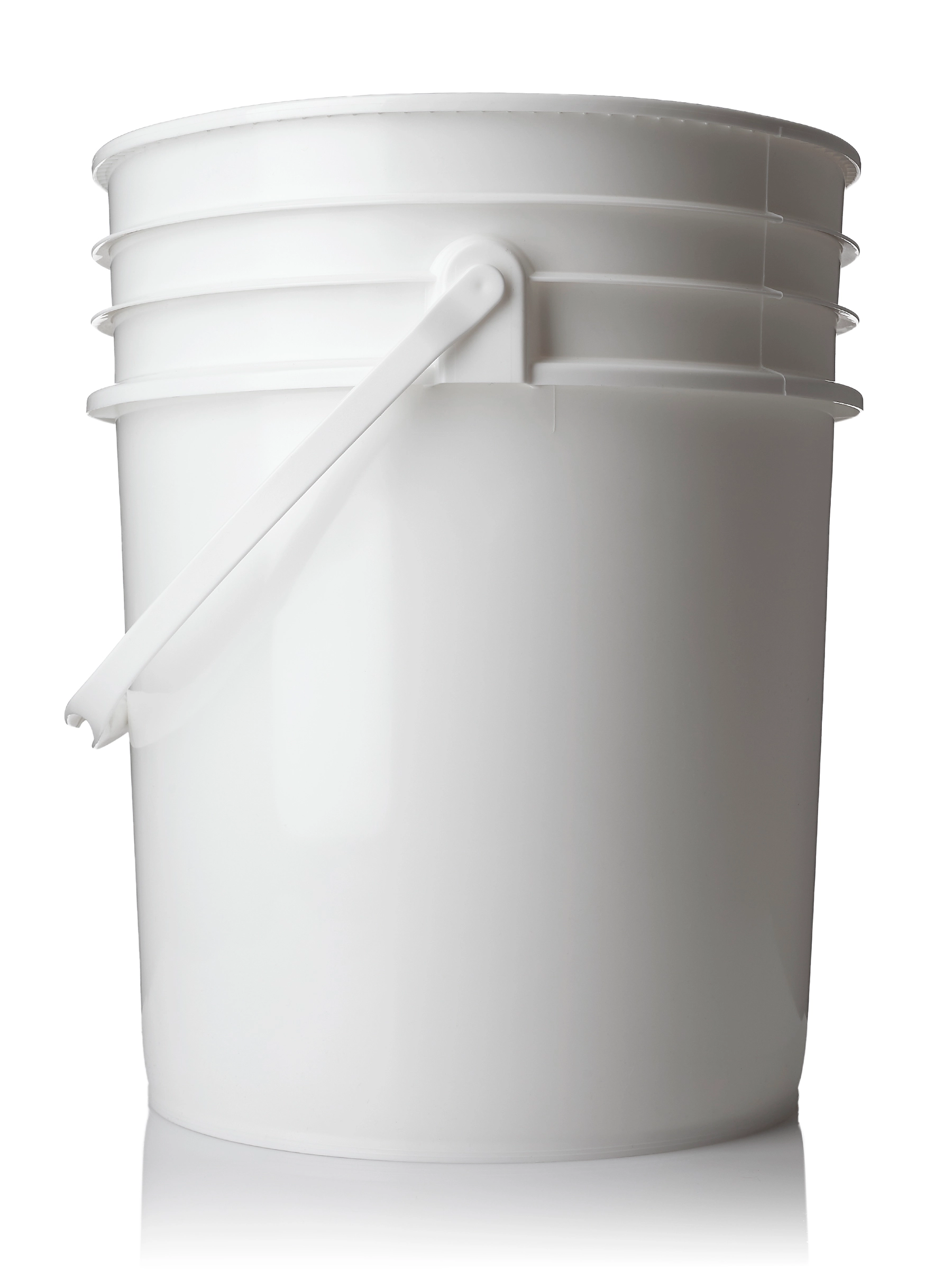 5 Gallon White HDPE Plastic Pail of 90 Mil Thickness – P058-PL