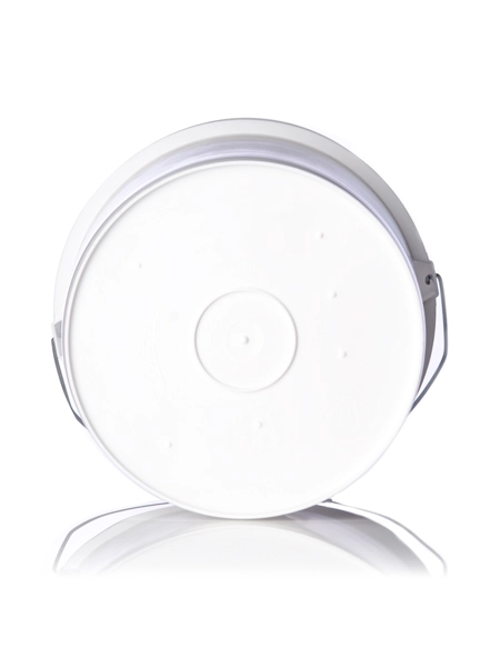 6 Gallon White HDPE Plastic Pail of 90 Mil Thickness – P066W