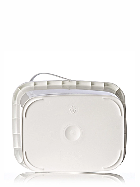 1 Gallon White PP Plastic Rectangular EZ Stor Pail – P101EZH