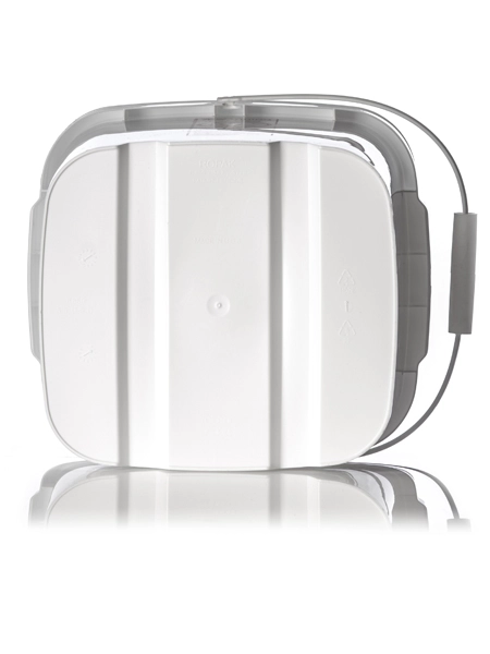 6.5 Gallon White HDPE Plastic EZ Stor Pail – P106